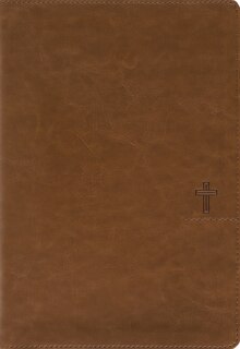 Couverture_NASB, Thinline Bible, Giant Print, Leathersoft, Brown, Red Letter, 1995 Text, Comfort Print