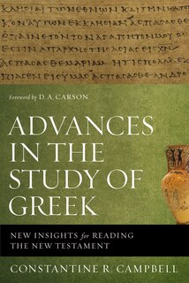 Couverture_Advances In The Study Of Greek