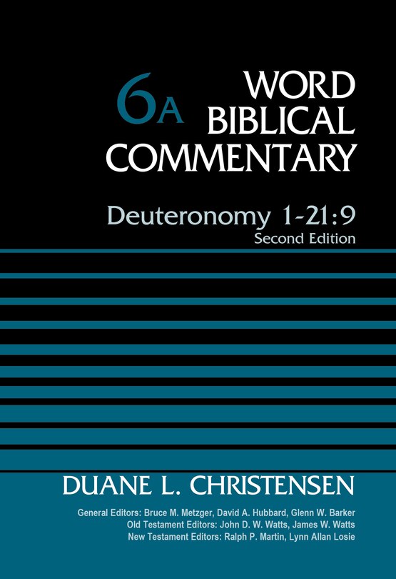 Front cover_Deuteronomy 1-21:9, Volume 6a