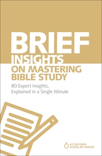 Couverture_Brief Insights On Mastering Bible Study