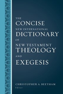Front cover_The Concise New International Dictionary Of New Testament Theology And Exegesis
