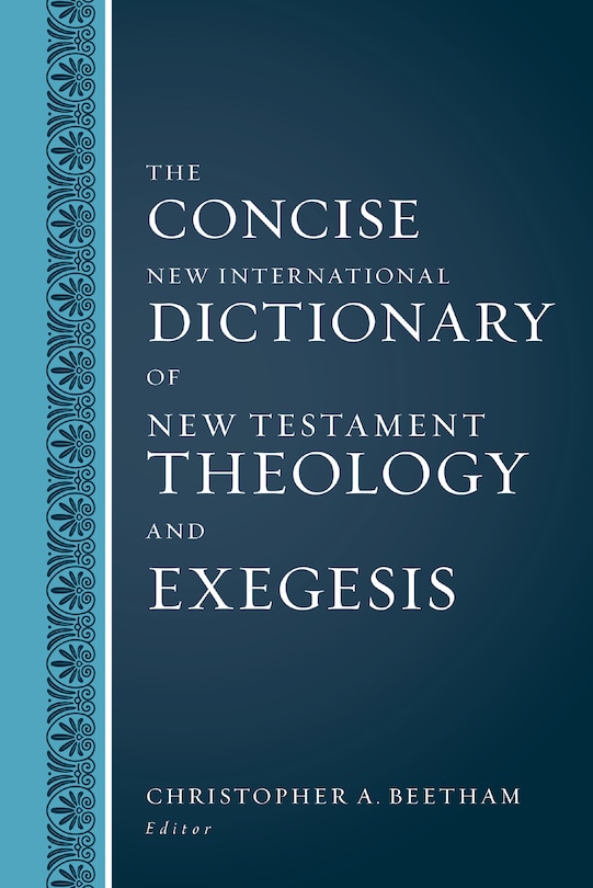 Front cover_The Concise New International Dictionary Of New Testament Theology And Exegesis