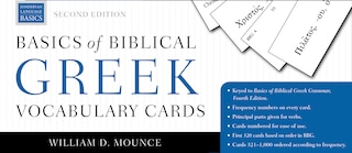 Couverture_Basics Of Biblical Greek Vocabulary Cards