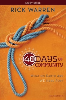 Front cover_40 Days of Community Bible Study Guide