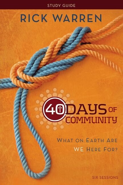 Front cover_40 Days of Community Bible Study Guide