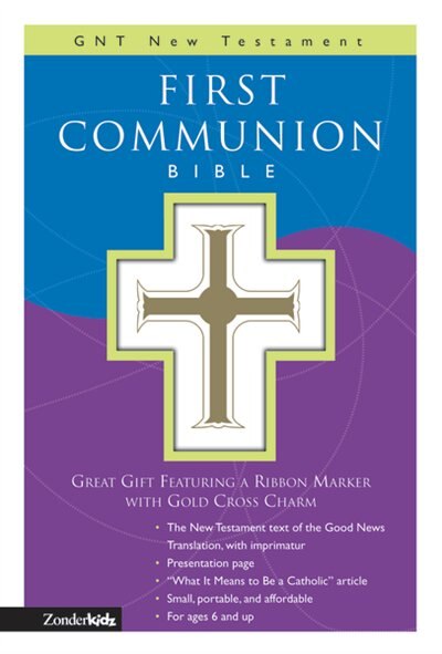 Couverture_Gnt, First Communion Bible: New Testament, Leathersoft, White