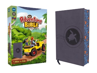 Front cover_Nirv, Adventure Bible For Early Readers, Leathersoft, Blue, Full Color