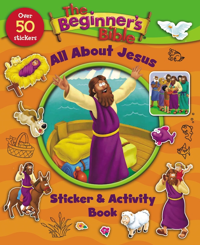 Front cover_The Beginner's Bible All About Jesus Sticker And Activity Book