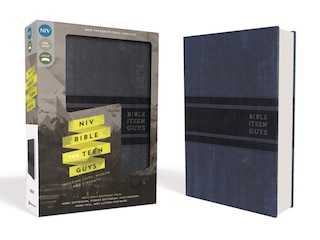 Front cover_Niv, Bible For Teen Guys, Leathersoft, Blue