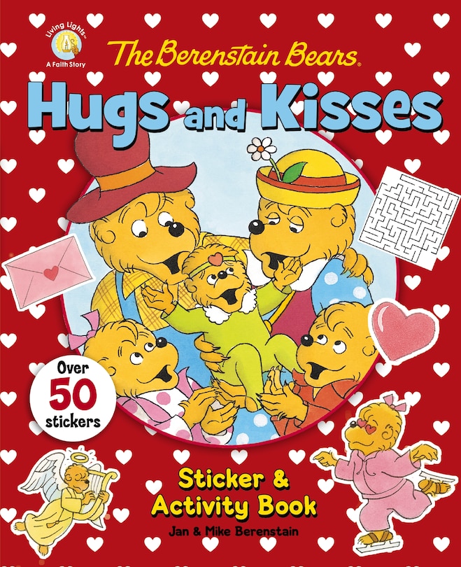 Front cover_The Berenstain Bears Hugs And Kisses Sticker And Activity Book