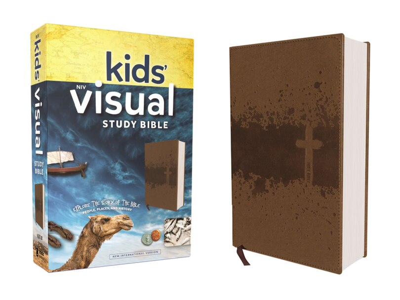Couverture_Niv, Kids' Visual Study Bible, Leathersoft,  Bronze, Full Color Interior