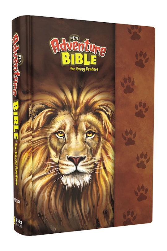 Front cover_Nirv, Adventure Bible For Early Readers, Hardcover, Full Color, Magnetic Closure, Lion