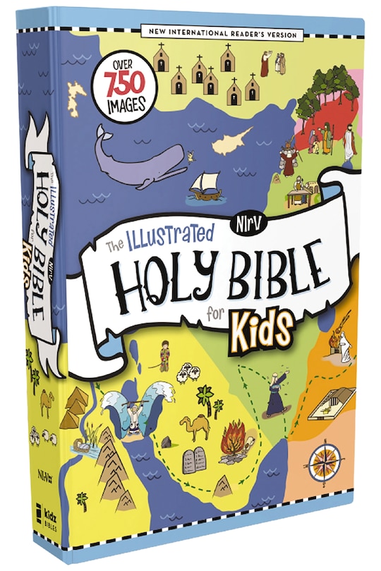 Front cover_Nirv, The Illustrated Holy Bible For Kids, Hardcover, Full Color, Comfort Print