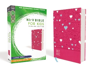 Front cover_Nirv, Bible For Kids, Large Print, Leathersoft, Pink, Comfort Print