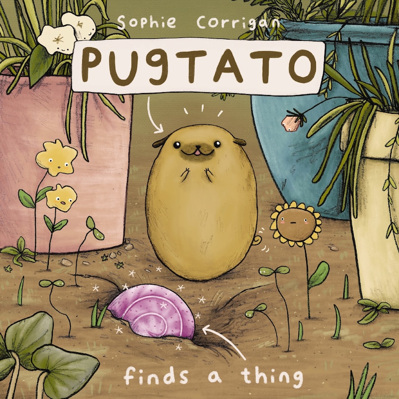 Front cover_Pugtato Finds A Thing