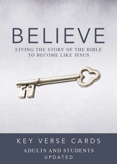 Front cover_Believe Key Verse Cards: Adult/Student