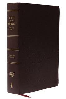 Front cover_Kjv, Life In The Spirit Study Bible, Bonded Leather, Burgundy, Red Letter