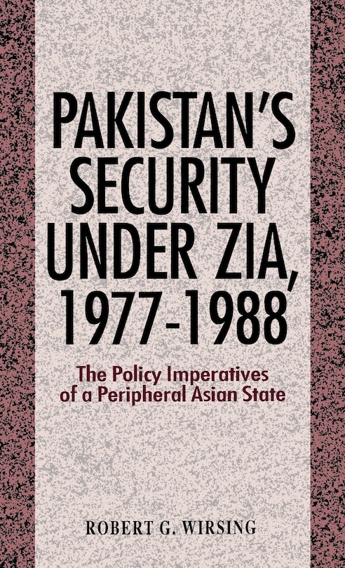 Couverture_Pakistan's Security Under Zia