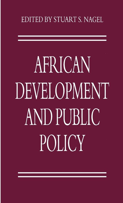 Front cover_African Development And Public Policy