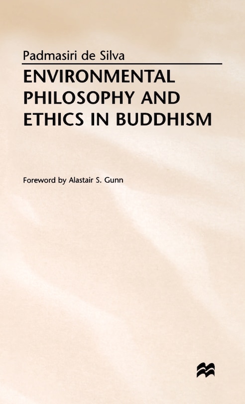 Couverture_Environmental Philosophy And Ethics In Buddhism
