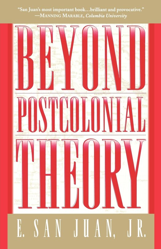 Couverture_Beyond Postcolonial Theory