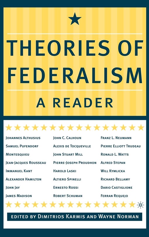 Front cover_Theories Of Federalism