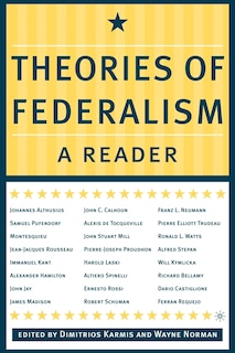 Couverture_Theories Of Federalism