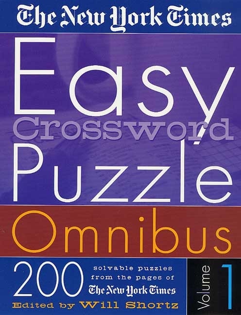 Front cover_The New York Times Easy Crossword Puzzle Omnibus Volume 1