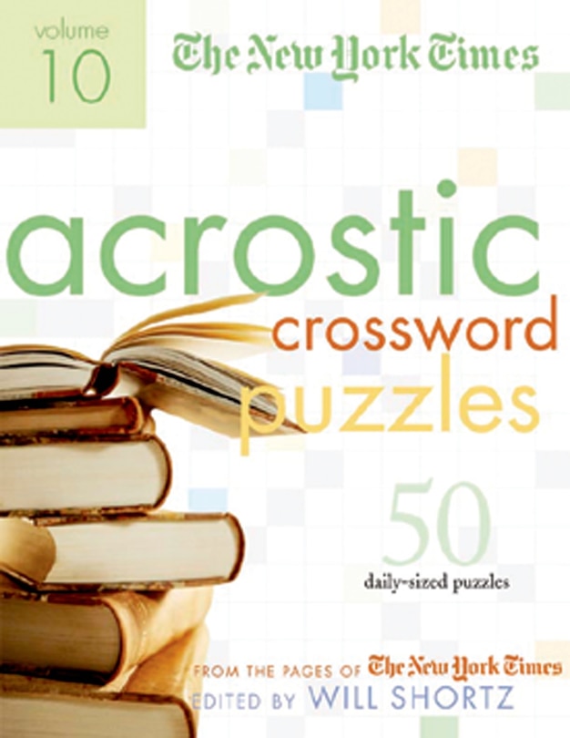 Front cover_The New York Times Acrostic Puzzles Volume 10