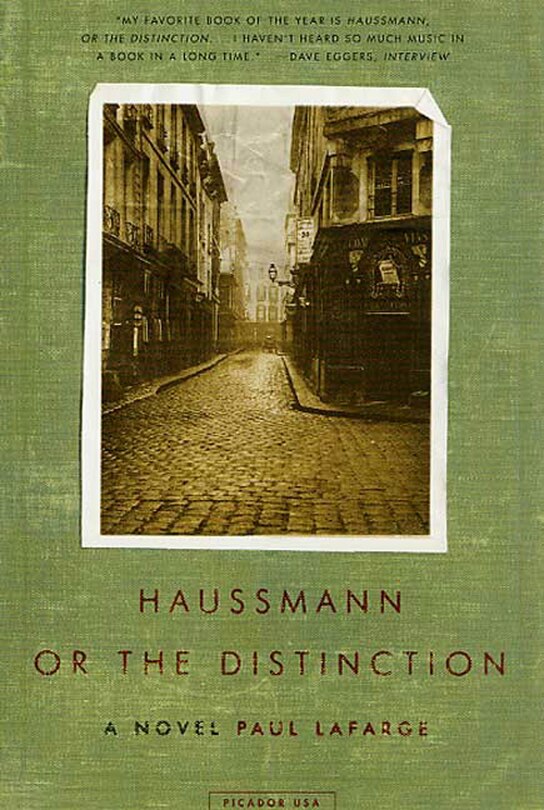 Couverture_Haussmann, Or The Distinction
