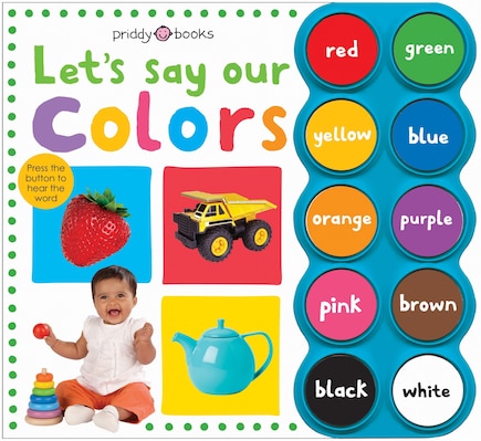 Simple First Words Let's Say Our Colors