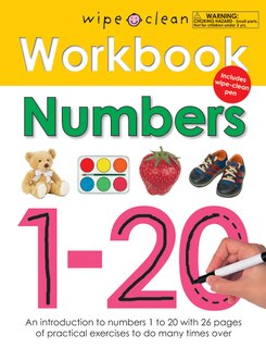 Front cover_Wipe Clean Workbook Numbers 1-20