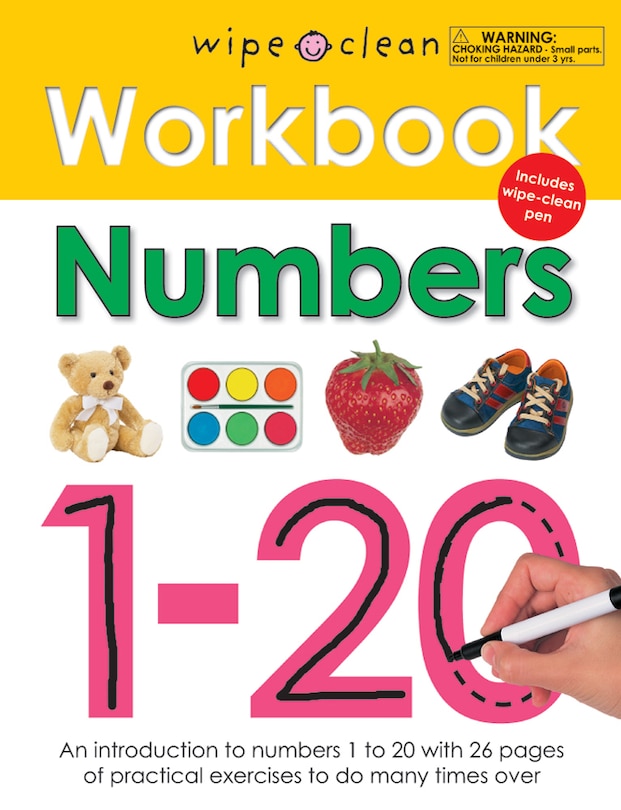 Front cover_Wipe Clean Workbook Numbers 1-20