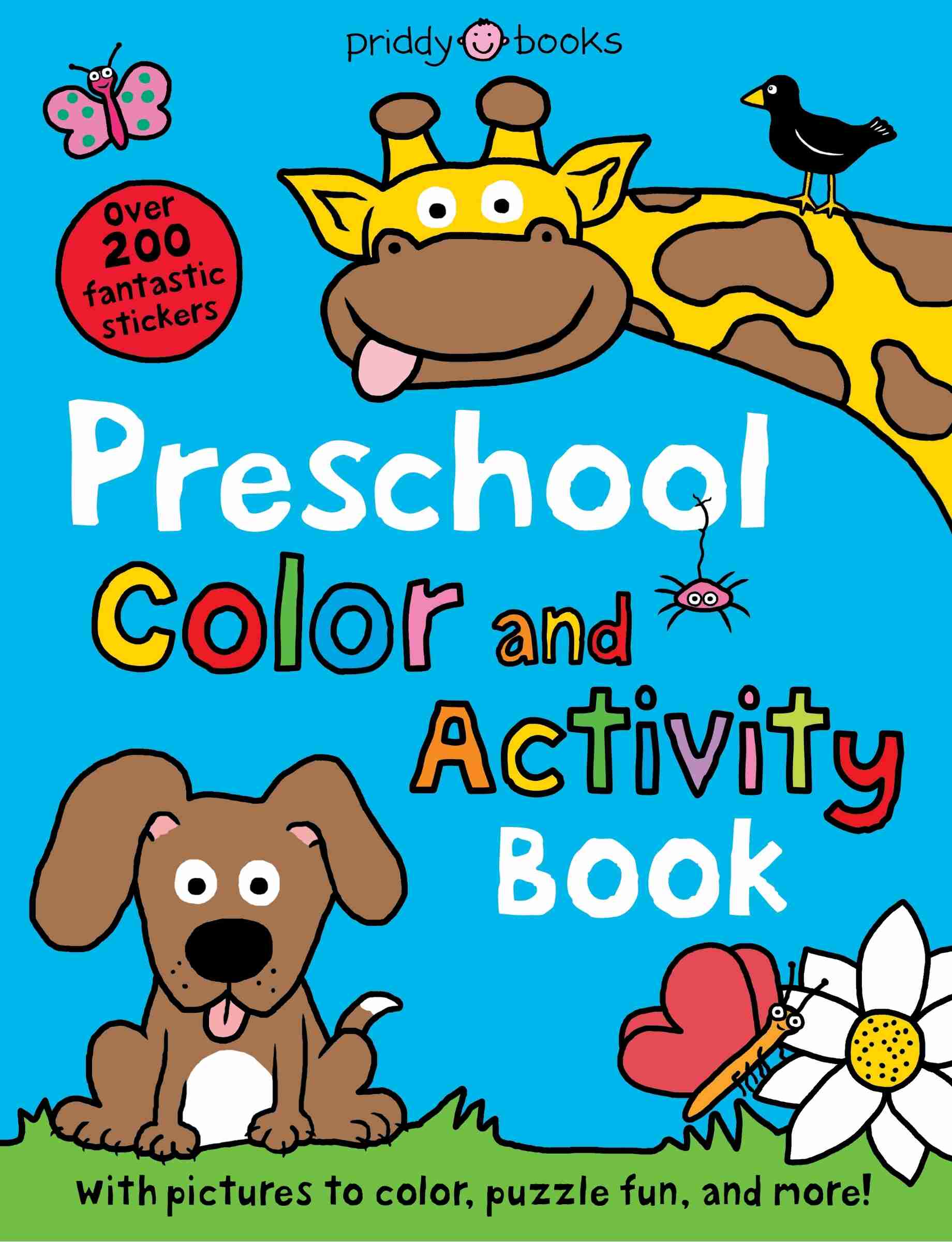 Preschool Color & Activity Book: With Pictures To Color, Puzzle Fun, And  More!