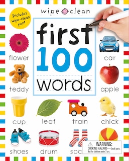 Front cover_Wipe Clean: First 100 Words (enclosed Spiral Binding)