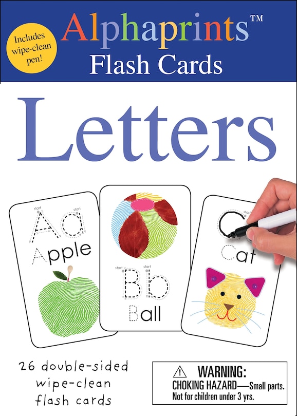 Front cover_Alphaprints: Wipe Clean Flash Cards Letters