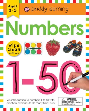 Wipe Clean Workbook: Numbers 1-50: Ages 3-5; Wipe-clean With Pen