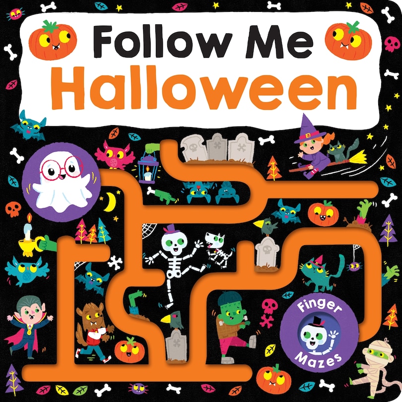 Front cover_Maze Book: Follow Me Halloween