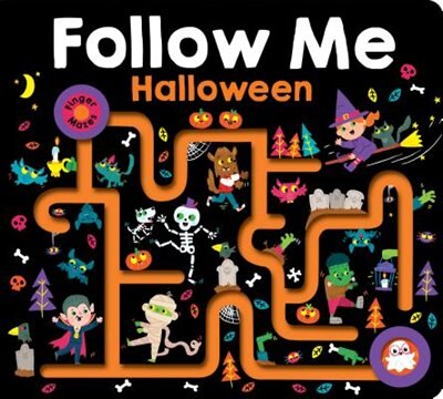 Front cover_Maze Book: Follow Me Halloween (large Edition)
