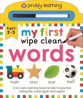 Couverture_My First Wipe Clean Words (Priddy Smart)