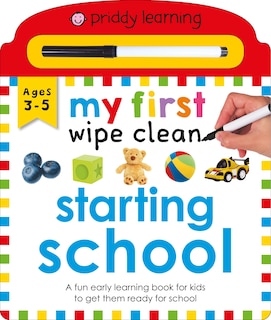 Front cover_Priddy Learning: My First Wipe Clean Starting School