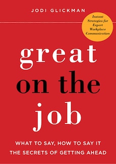 Front cover_Great on the Job
