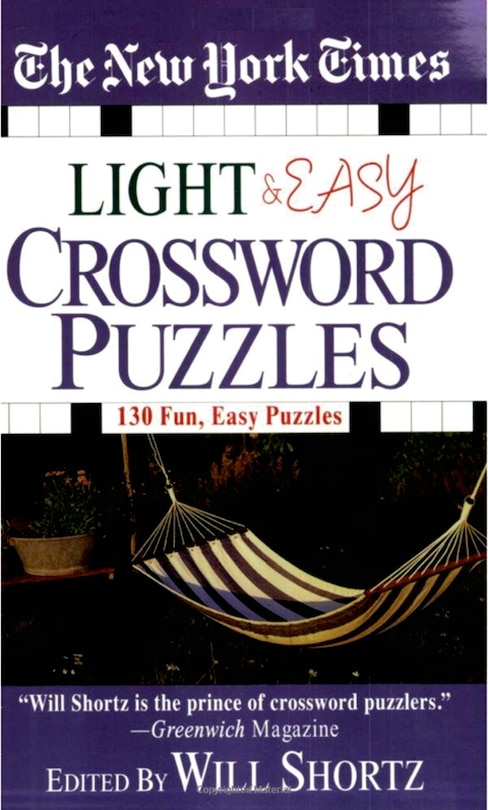 Front cover_The New York Times Light and Easy Crossword Puzzles