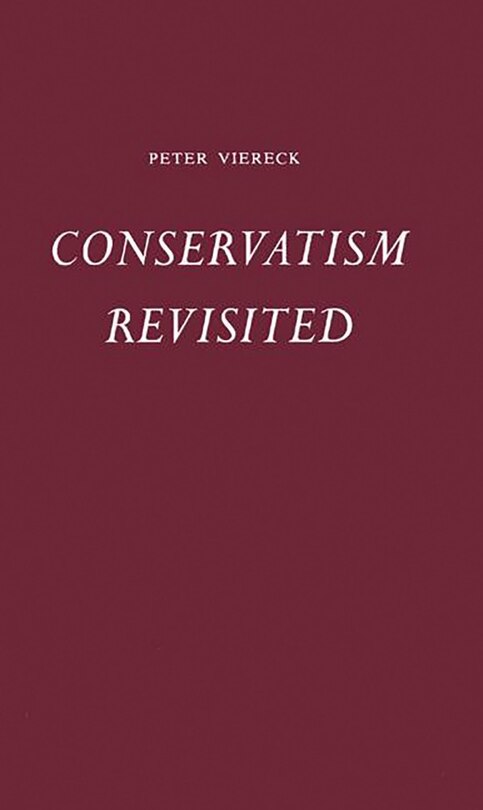 Front cover_Conservatism Revisited