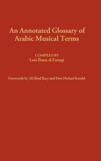 Couverture_An Annotated Glossary of Arabic Musical Terms