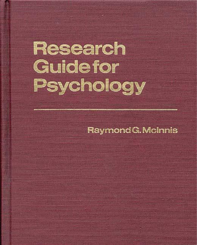 Couverture_Research Guide For Psychology