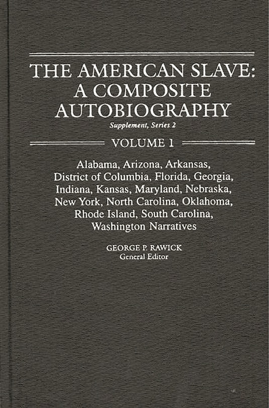 Front cover_The American Slave