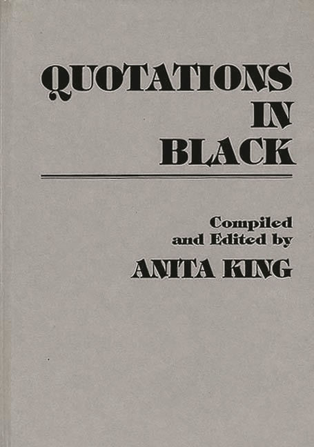 Quotations in Black