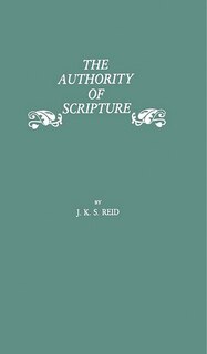 Couverture_The Authority of Scripture