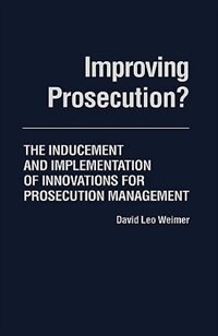 Couverture_Improving Prosecution
